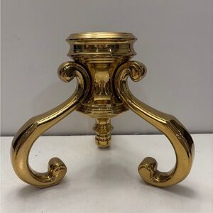 Elegant Gold Candle Holder